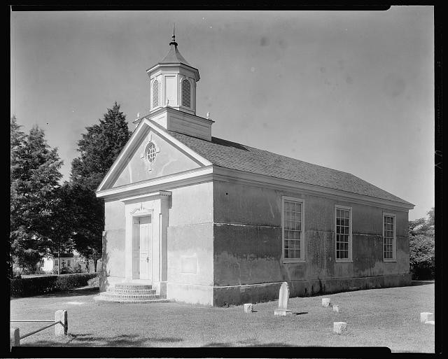 Yorktown Virginia Grace Church 1930s York-Hampton Parish Architecture