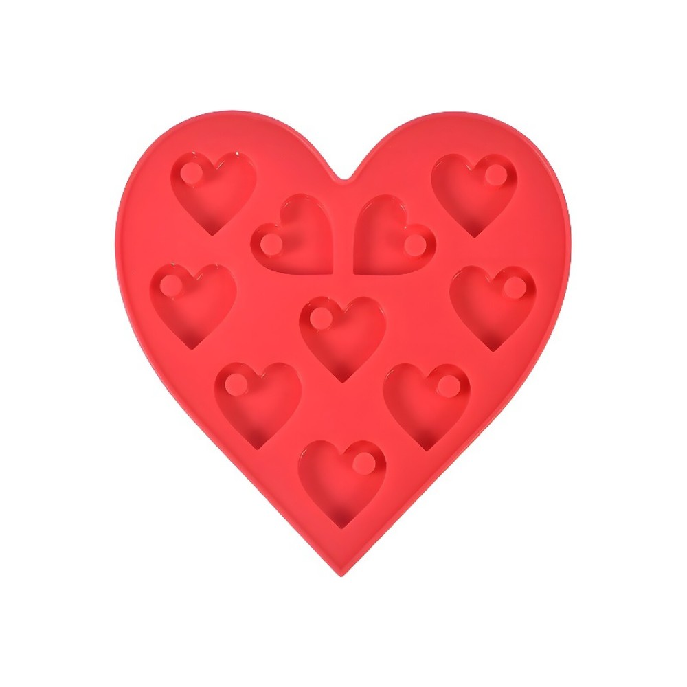 Heart-Type Pendant Mould Silicone DIY Resin Epoxy Casting Mould Art Craft Mold