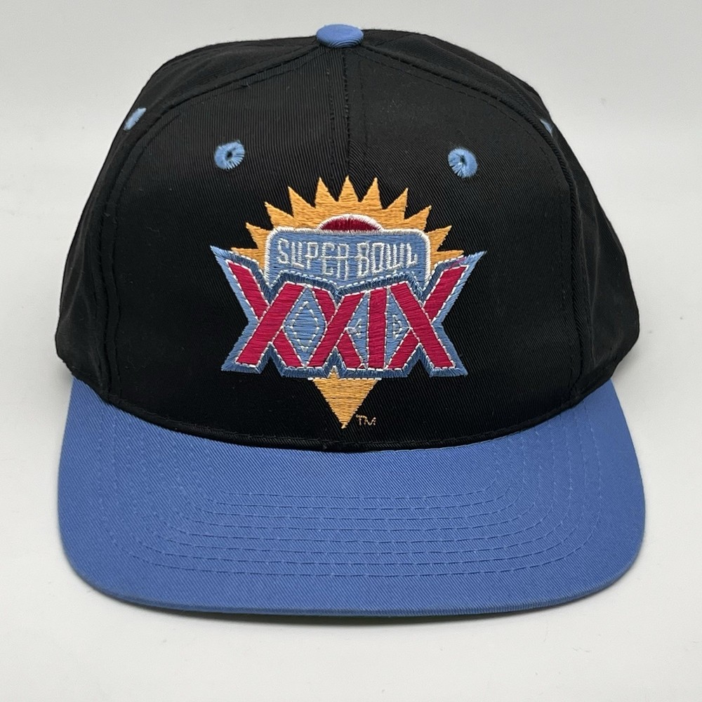 Vintage 1995 Super Bowl XXIX Snapback Cap - 49ers vs Chargers NFL Adjustable Hat