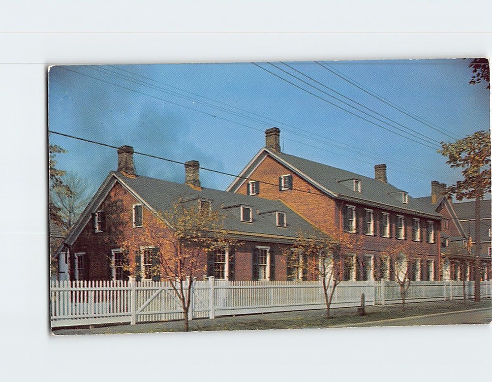 Postcard Great House Harmony Society of Old Economy Ambridge Pennsylvania USA