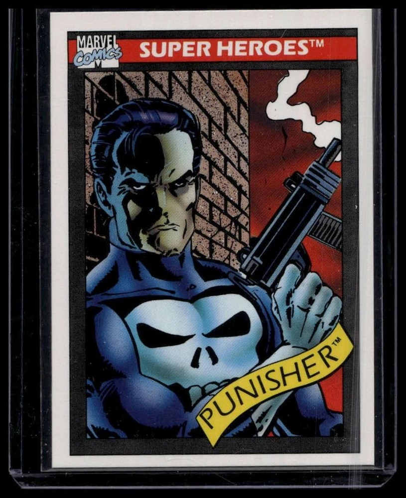 1990 Impel Marvel Universe #47 Punisher