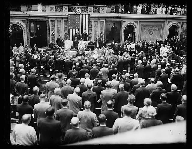 Photo:Washington DC US Capitol Congress Chamber 1900s Assembly Congressmen