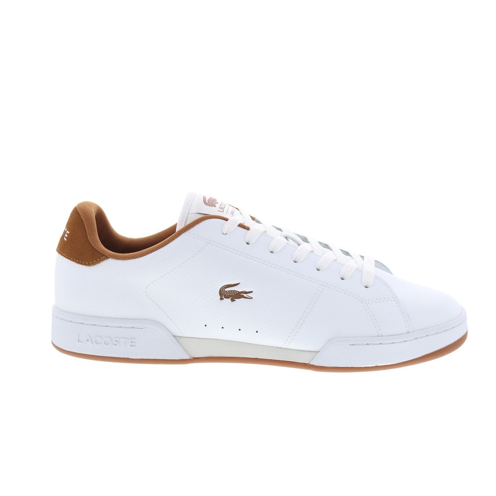Lacoste Carnaby Cup 225 2 SMA Mens White Leather Lifestyle Sneakers Shoes