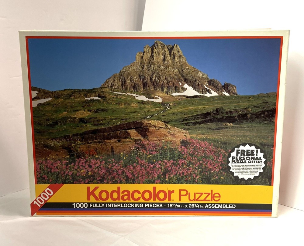 Kodacolor Jigsaw Puzzle Clements Mountain Montana 1000 Piece Brand New Sealed