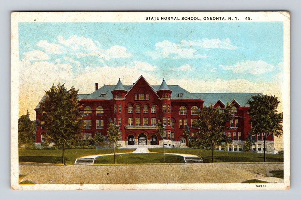 Oneonta NY-New York State Normal School Vintage Postcard
