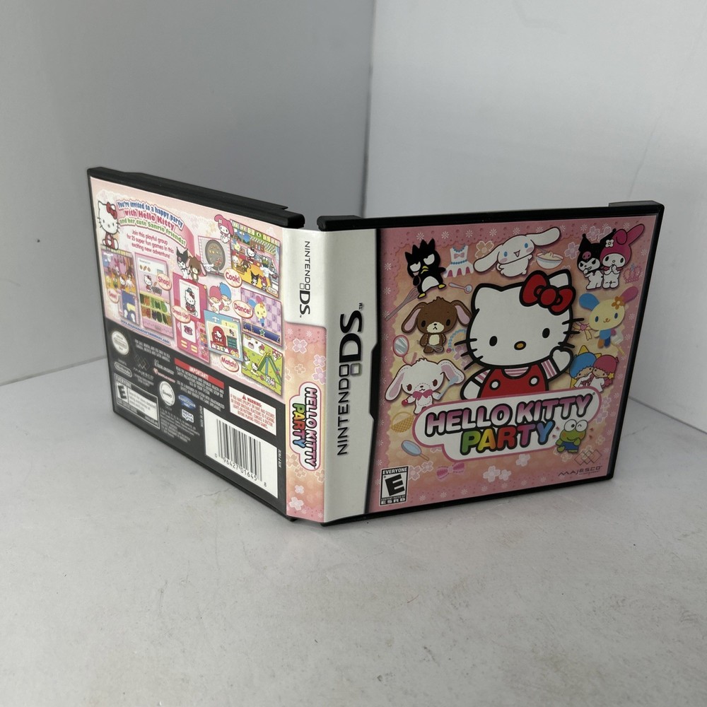 Hello Kitty Party (Nintendo DS, 2009) Complete CIB Authentic Tested