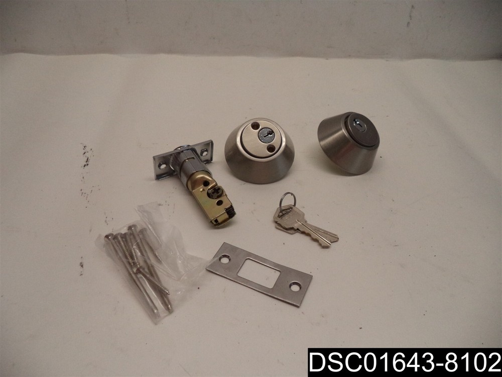 Qty= 2: LSDA Double Cylinder Deadbolt Part# 25 15 K K4 Keyway KW1, 078120