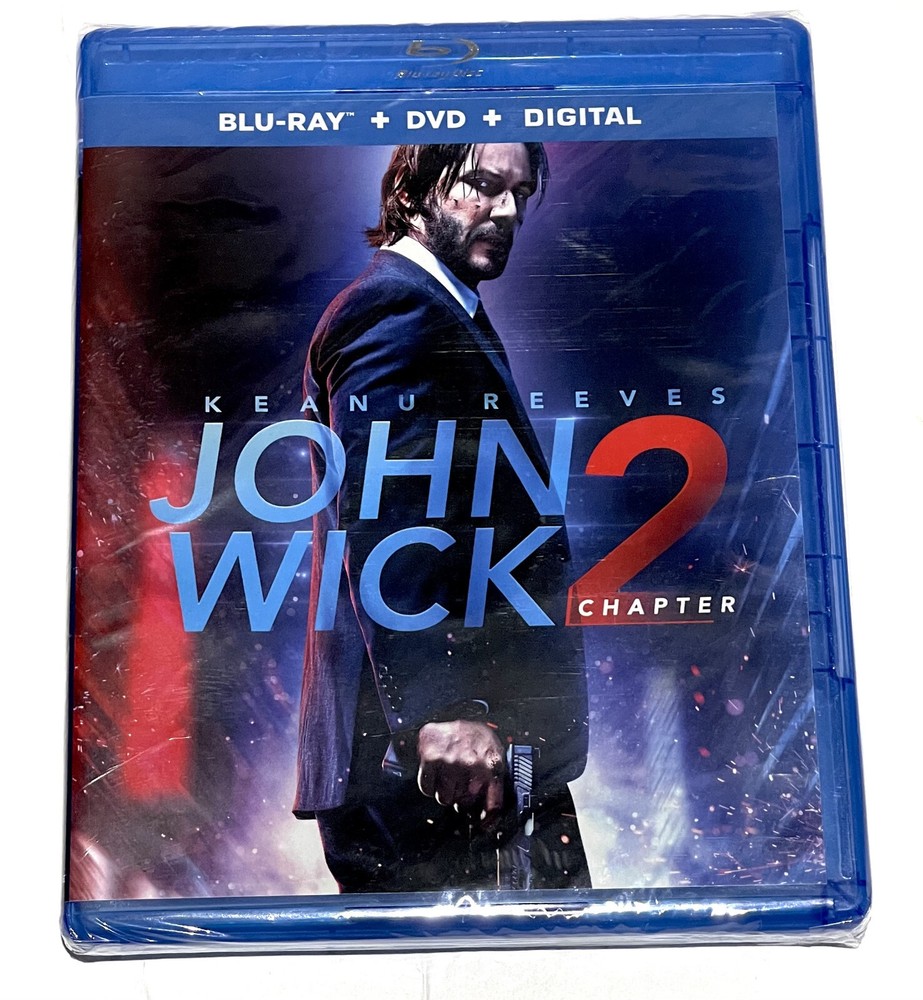 John Wick 2 Blu-Ray DVD Digital Combo Brand New Sealed