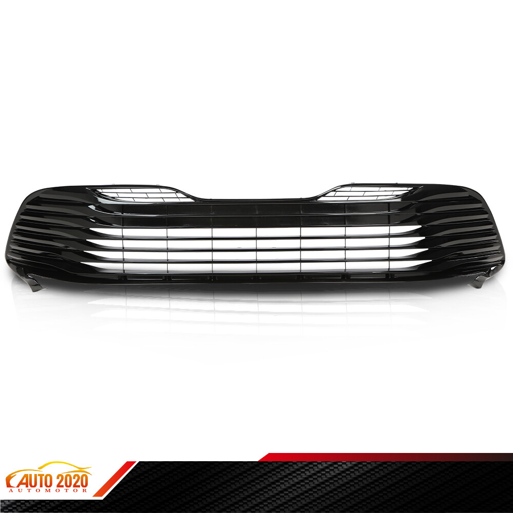 Fit For 2018-2020 Toyota Camry LE XLE Front Bumper Lower Grille Grill Black