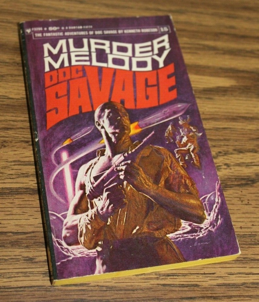 Doc Savage #15 Murder Melody by Kenneth Robeson - Bantam 1st Ed pb - 1967