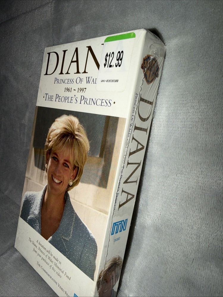 Diana, Princess of Wales The People's Princess VHS 1997 Factory Sealed