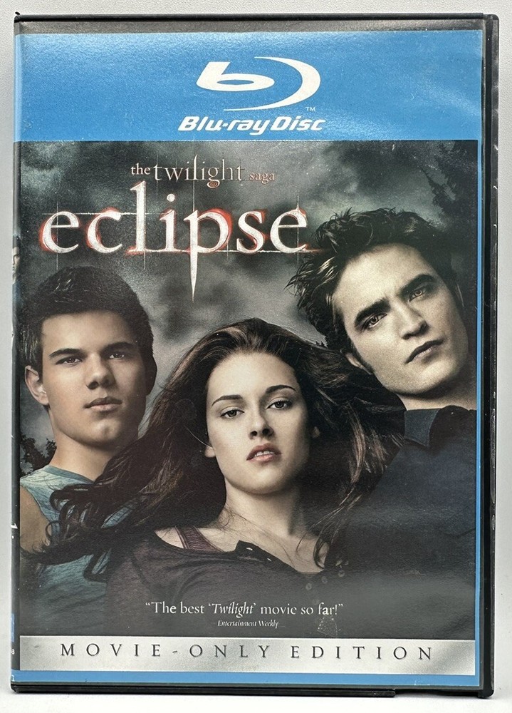 The Twilight Saga Eclipse Blu-Ray Disc Movie-Only Edition Kirsten Stewart  2010
