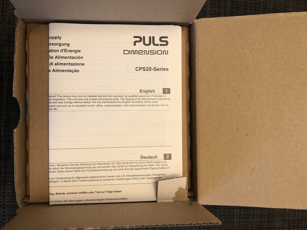 1PCS New Puls Power Supply CPS20.241#L #