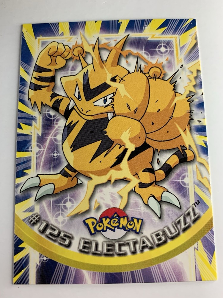 2000 Topps Pokemon #125 Electabuzz (H) TV Animation Series 3  FREE COMBINED SHIP