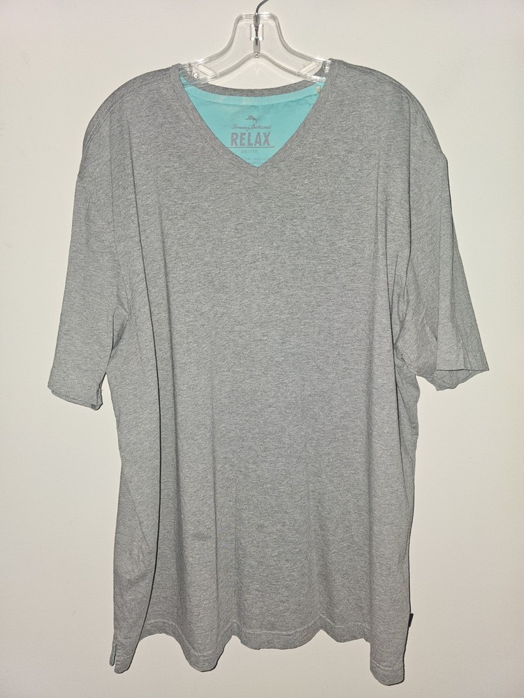 Tommy Bahama Relax 2xl Xxl Mens Gray Short Sleeve Tshirt