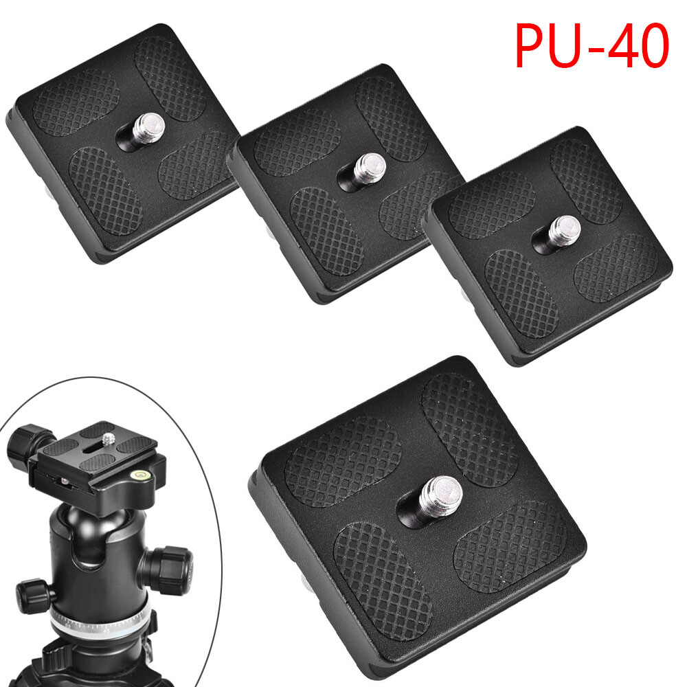 4xPU40 Quick Release Plate For Digital Camera Tripod Ballhead Lens Mount Adapter