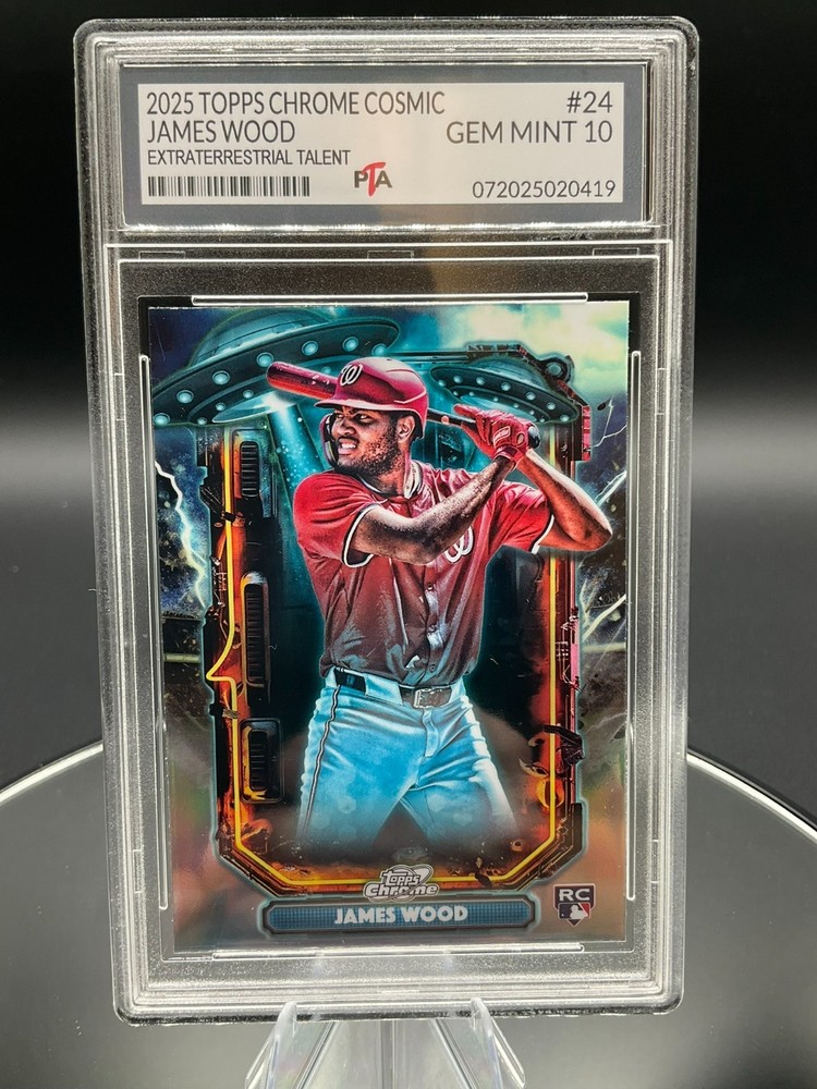 2025 Topps Cosmic Chrome - Extraterrestrial Talent James Wood #ET-24 (RC)