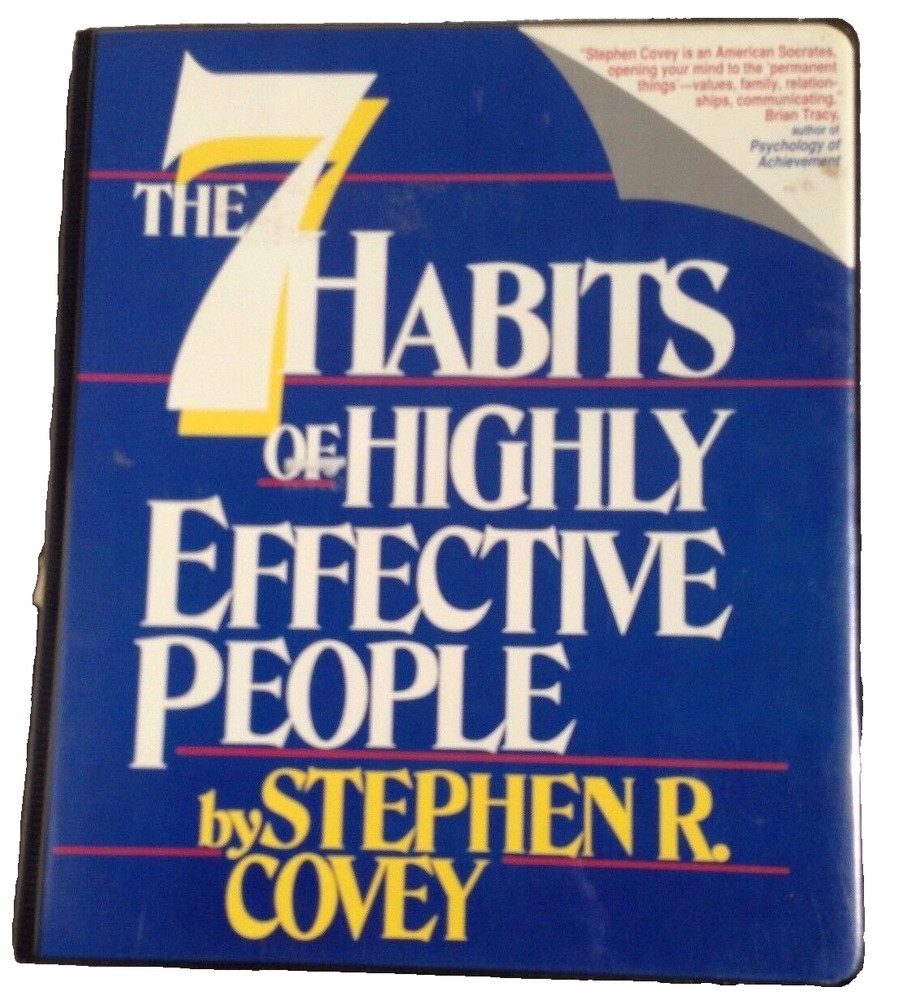 Seven Habits of Highly Effective People Stephen Covey Audiobook Tapes Success