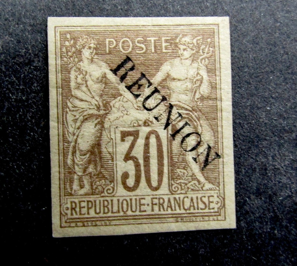 nystamps French Reunion Stamp # 13 Mint OG H Y15y1768