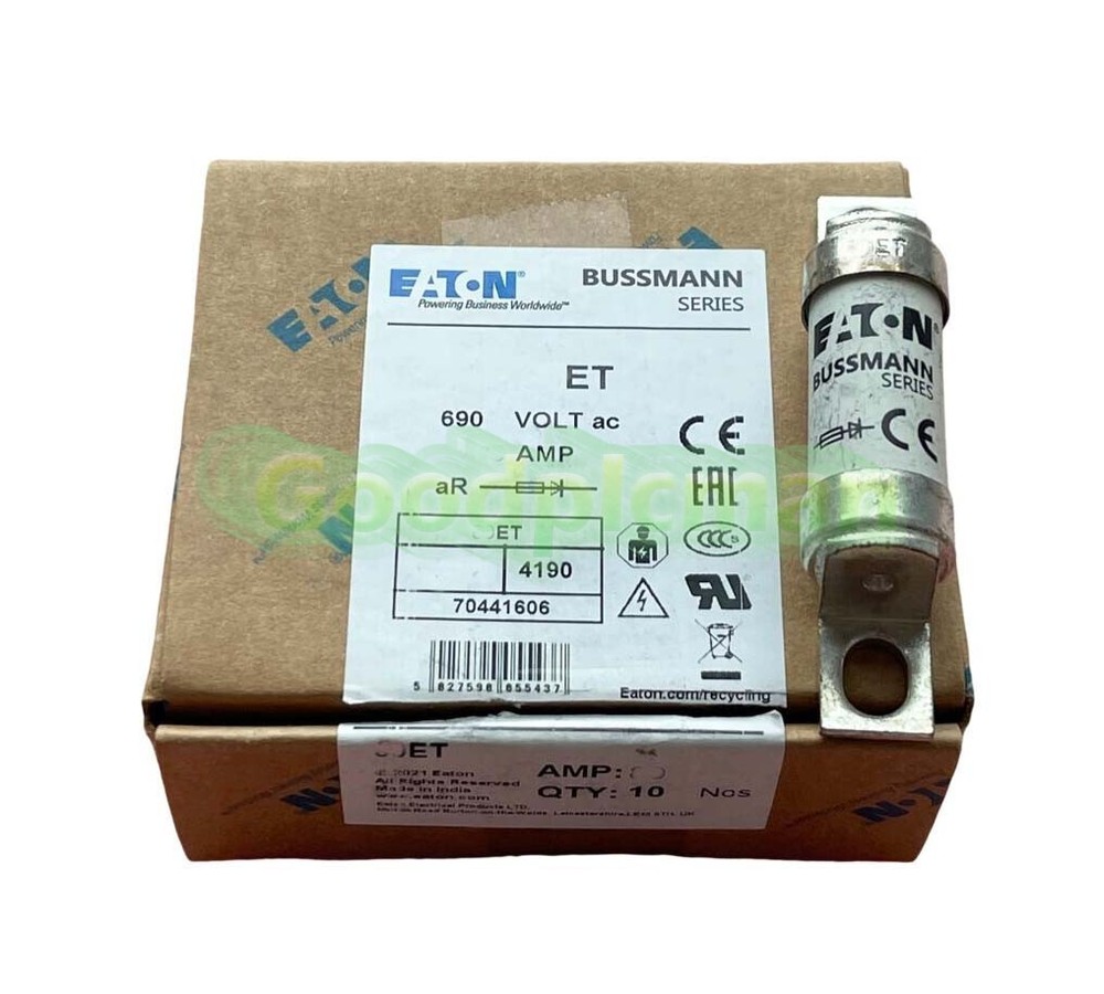 10pcs   Fuse Type T BS88 British Style    45ET ( 45 Amp ) 45A 690Vac AC