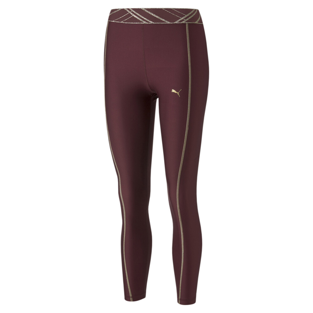 Puma Deco Glam High Waist Full  Womens Purple Athletic Casual 52225642