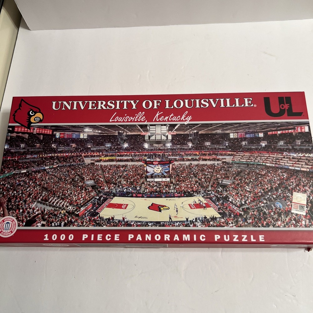 Louisville Cardinals 1000-Piece Panoramic Jigsaw Puzzle KFC Yum Center