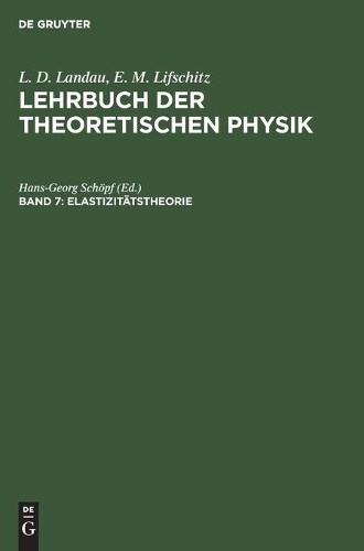 Elastizitätstheorie (Hardback)