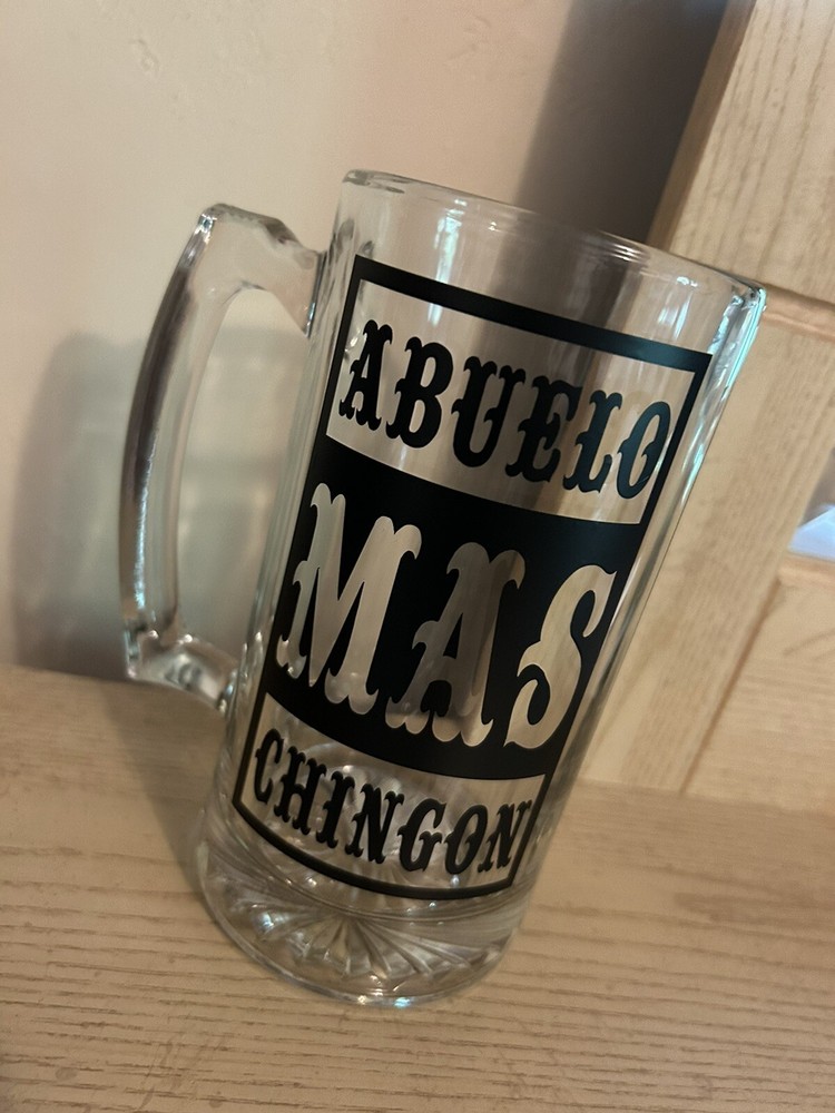 New Handmade Abuelo Glass Mug 26.5 Oz-image