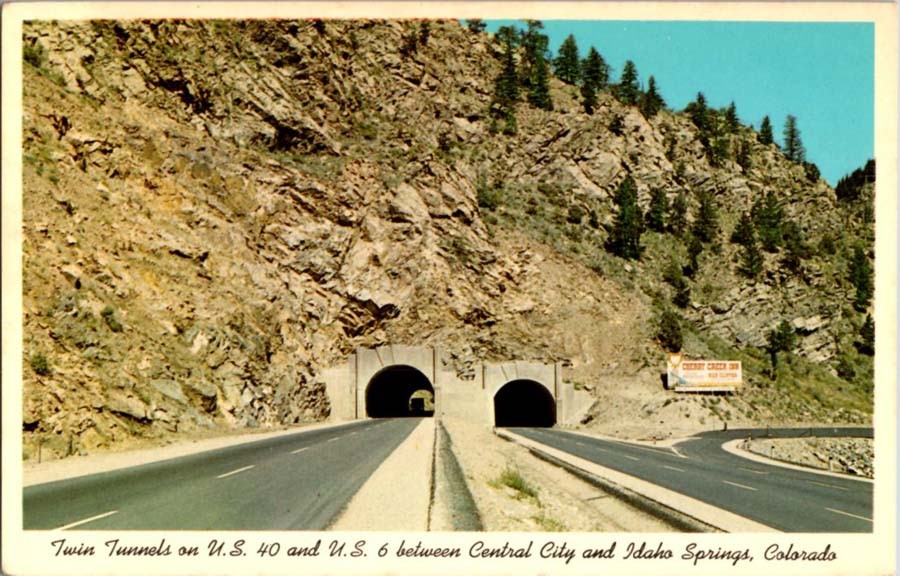 Between Central City And Idaho Springs Colorado CO : HIGHWAY SCENE m/14 AZ8992