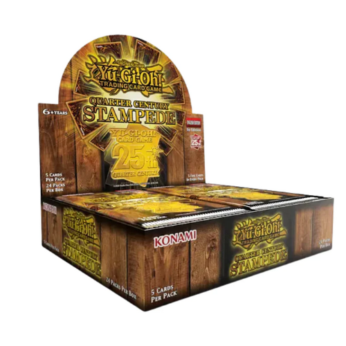 Yu-Gi-Oh! 25th Anniversary Quarter Century Stampede Booster Box Factory Sealed