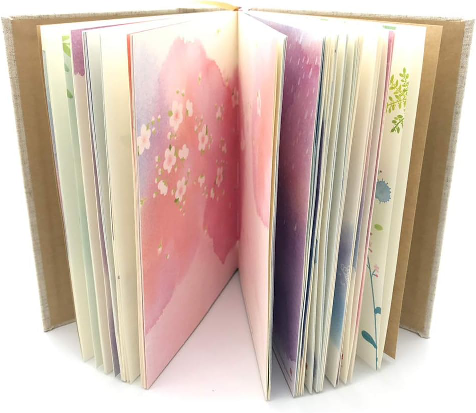 Colorful Blank Hardcover Notebook 192 Pages Unruled Personal Diary Journals
