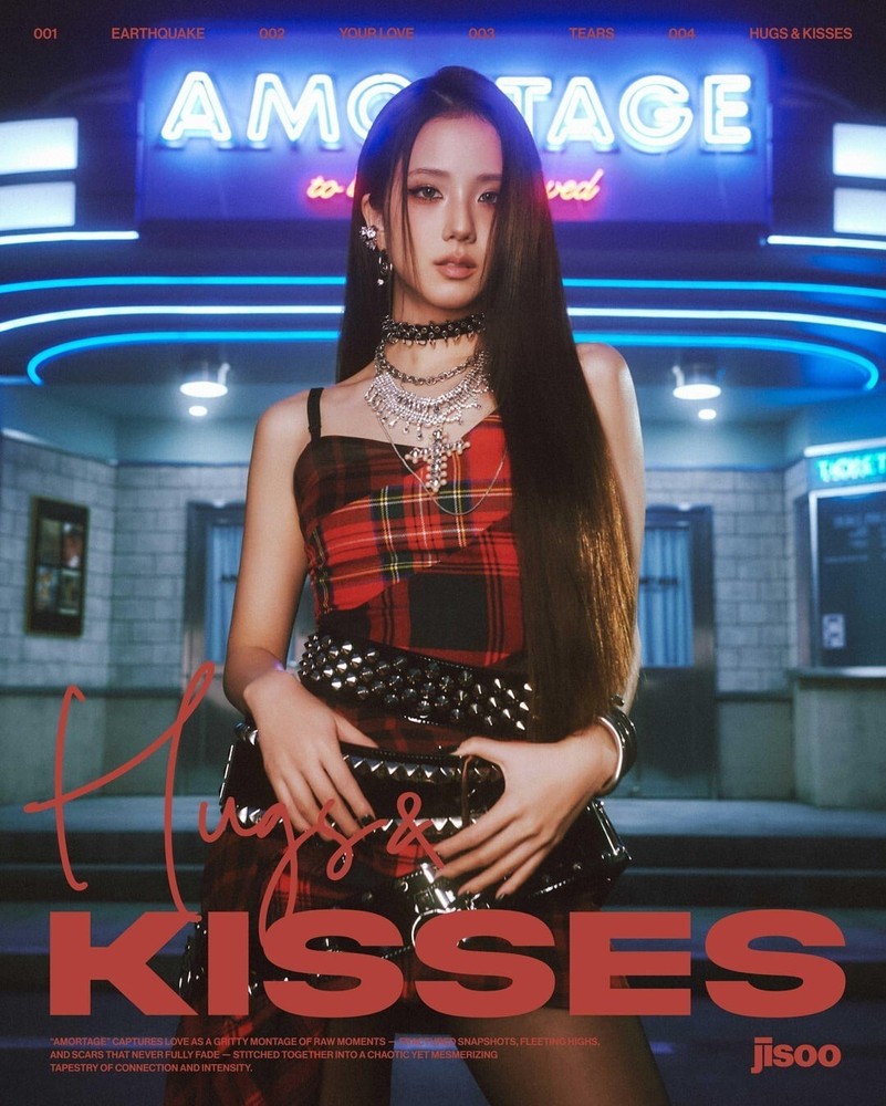 Jisoo Hugs And Kisees Mini Album Amortage Concept Poster - NEW!!!