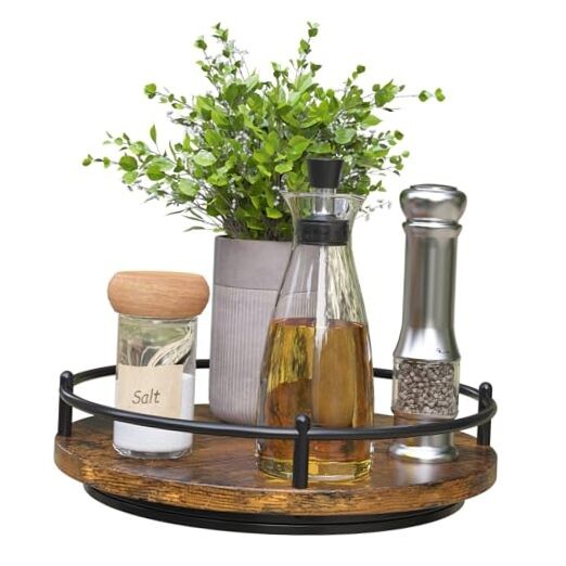 Lazy Susan Organizer：9 Inch Rotating Spice Rack for Kitchen Countertop 9inch