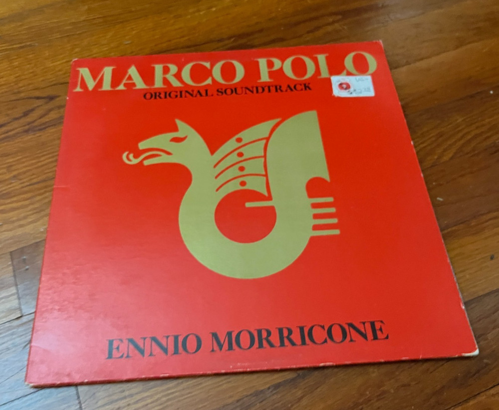 MARCO POLO Original Soundtrack 1982 LP Ennio Morricone Vinyl VG+