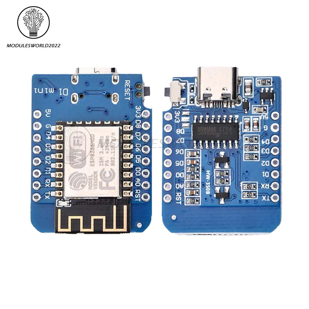 Type-C USB ESP8266 ESP-12 ESP12 WeMos D1 мини WIFI развития доска NodeMCU Lua