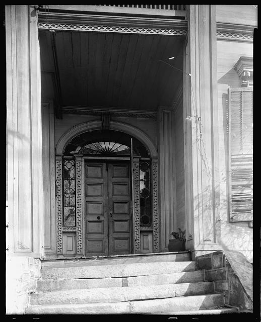 Photo:Salisbury North Carolina Michael Braun Town House 1938 Entrance Door