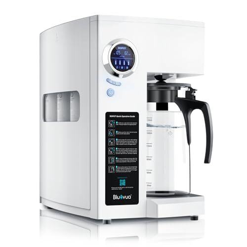 RO100ROPOT Reverse Osmosis System Countertop Water Filter, 4 Stage Purificati...