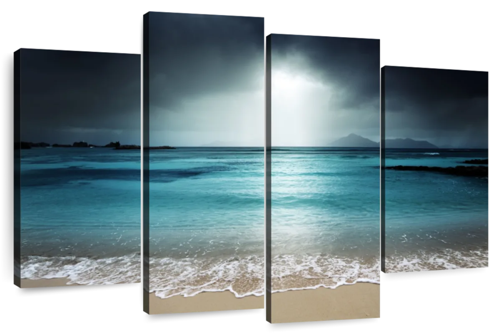 La Digue Island Evening Sky Wall Art