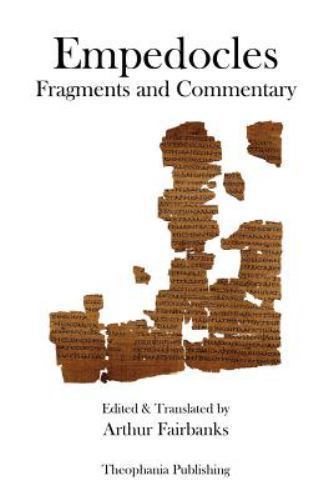 Empedocles, Paperback by Fairbanks, Arthur, Like New Used, Free shipping in t...