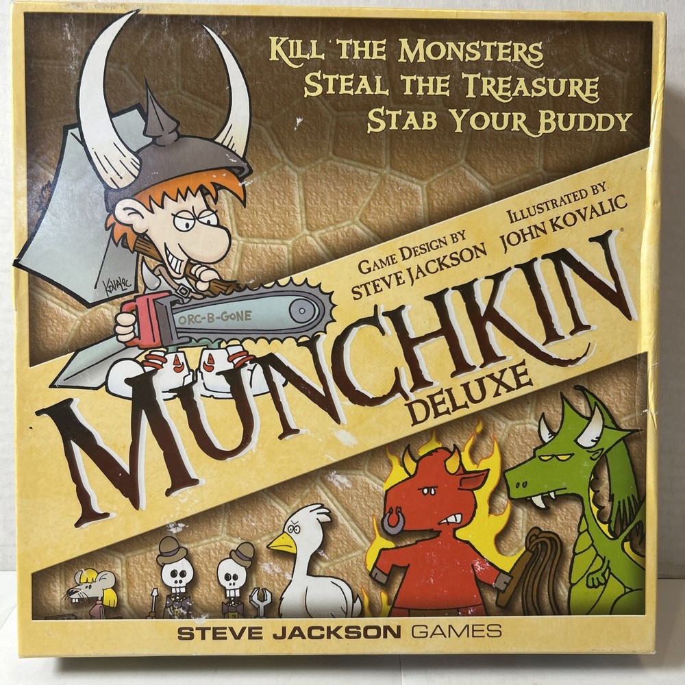 Steve Jackson Games Munchkin Deluxe Board Game - SJG1483