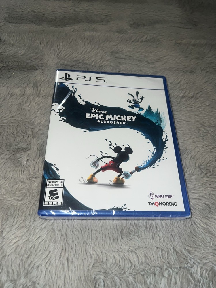 Disney Epic Mickey Rebrushed PS5 PlayStation 5 NEW - HELPS STRAYS