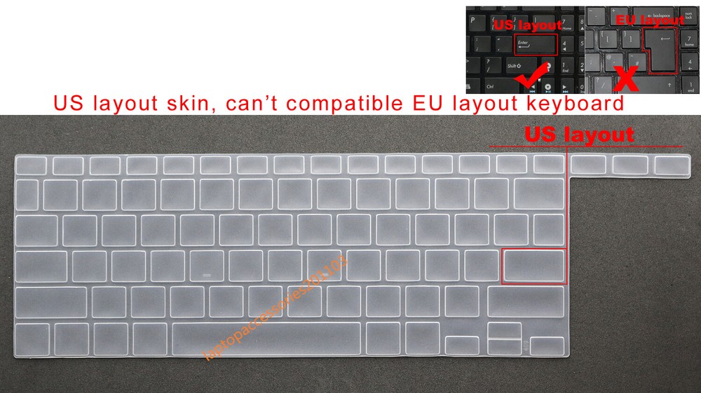 Keyboard Skin Cover for Asus 14