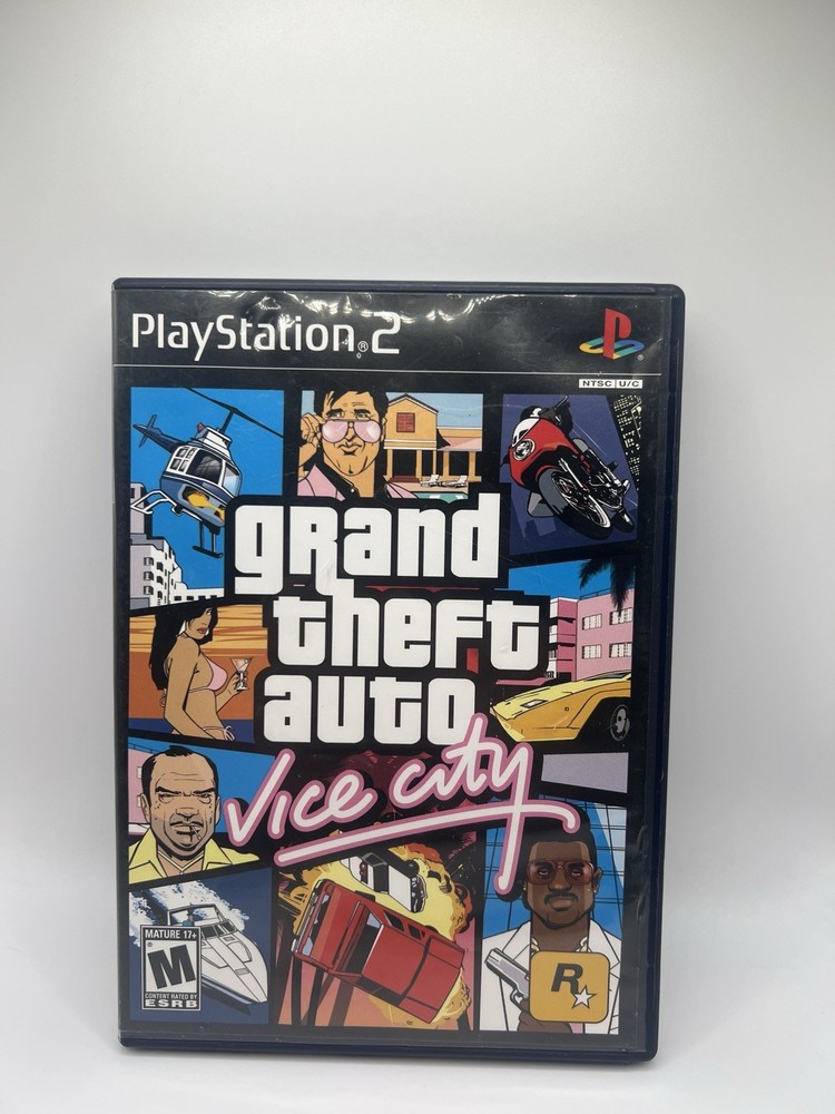 Grand Theft Auto Vice City GTA PS2 PlayStation 2 2002 CIB Tested