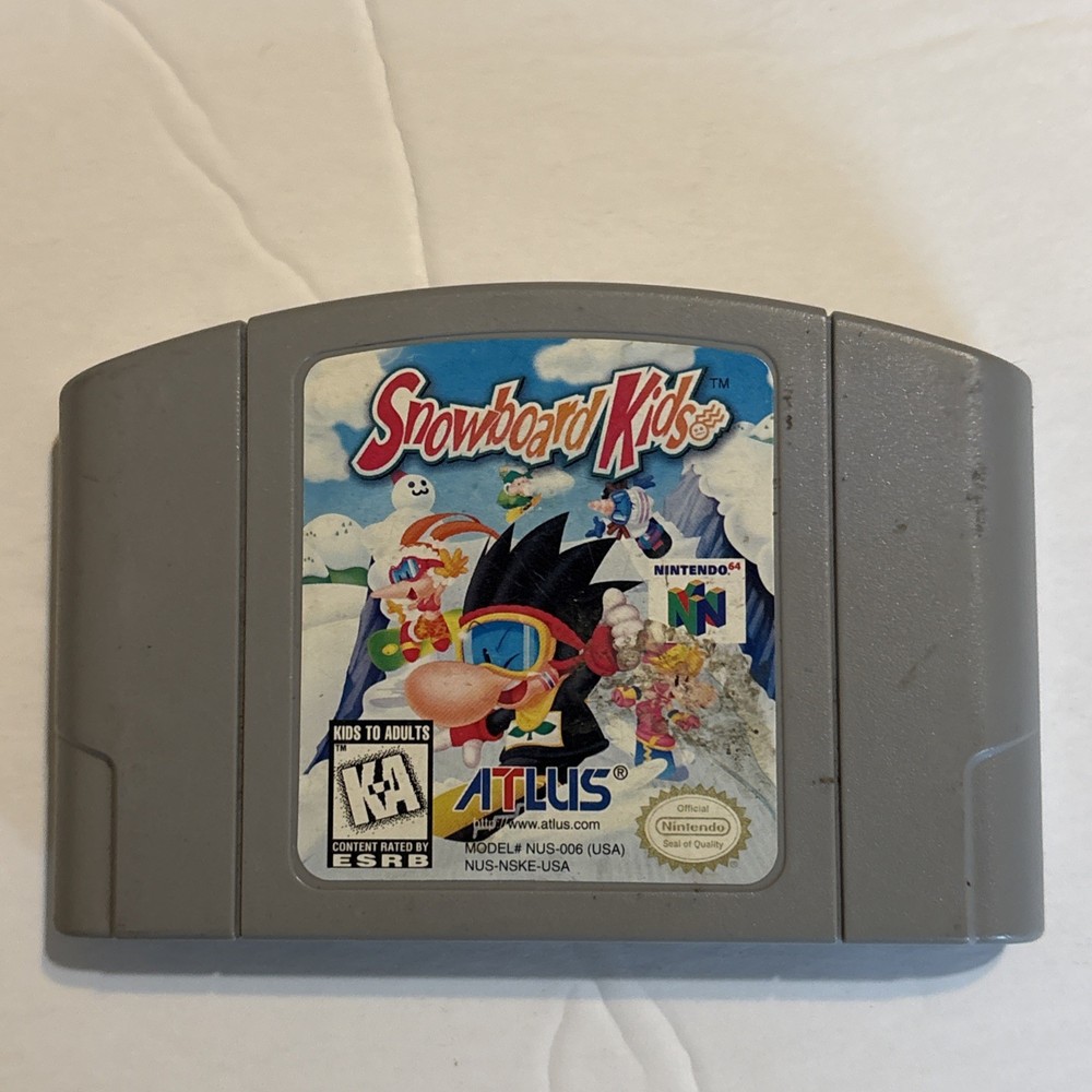 Snowboard Kids - Nintendo 64 (N64), released in 1997.
