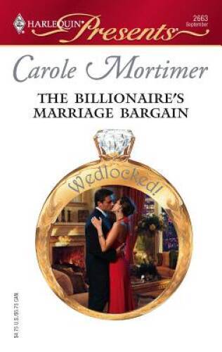 The Billionaires Marriage Bargain - Mass Market Paperback - GOOD