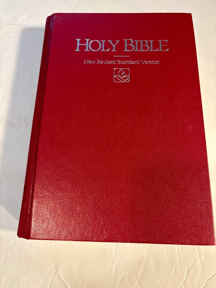 1989 Holy Bible New Revised Standard Version HC red Augsburg Fortress NRSV