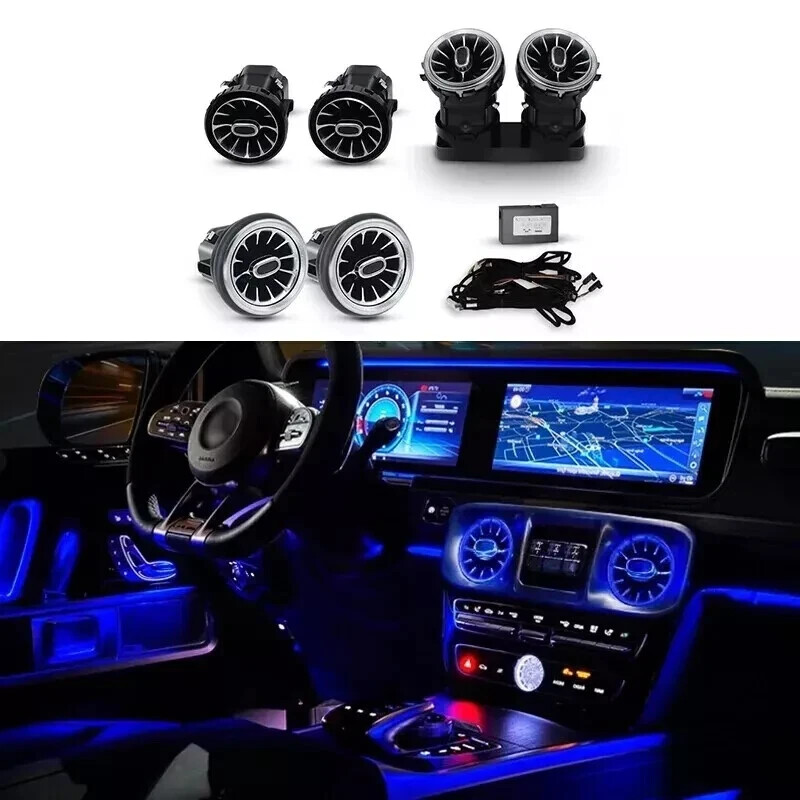 8/64 COLOR LED AIR VENT AMBIENT LIGHT FOR MERCEDES BENZ W464 G63 G500 G550 2018+