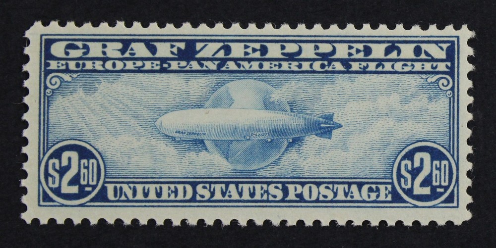 CKStamps: US Air Mail Stamps Collection Scott#C15 Zeppelin Mint NH OG