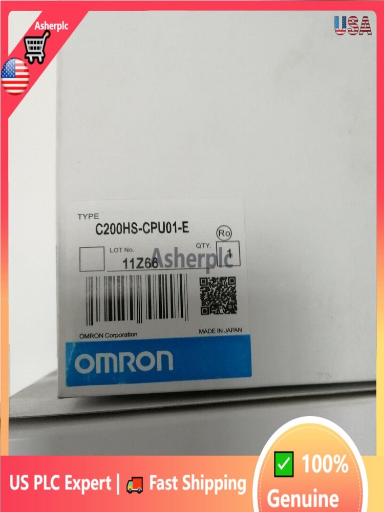 1PC New Omron C200HS-CPU01-E CPU Module In Box Fast Shipping  US Free TAX