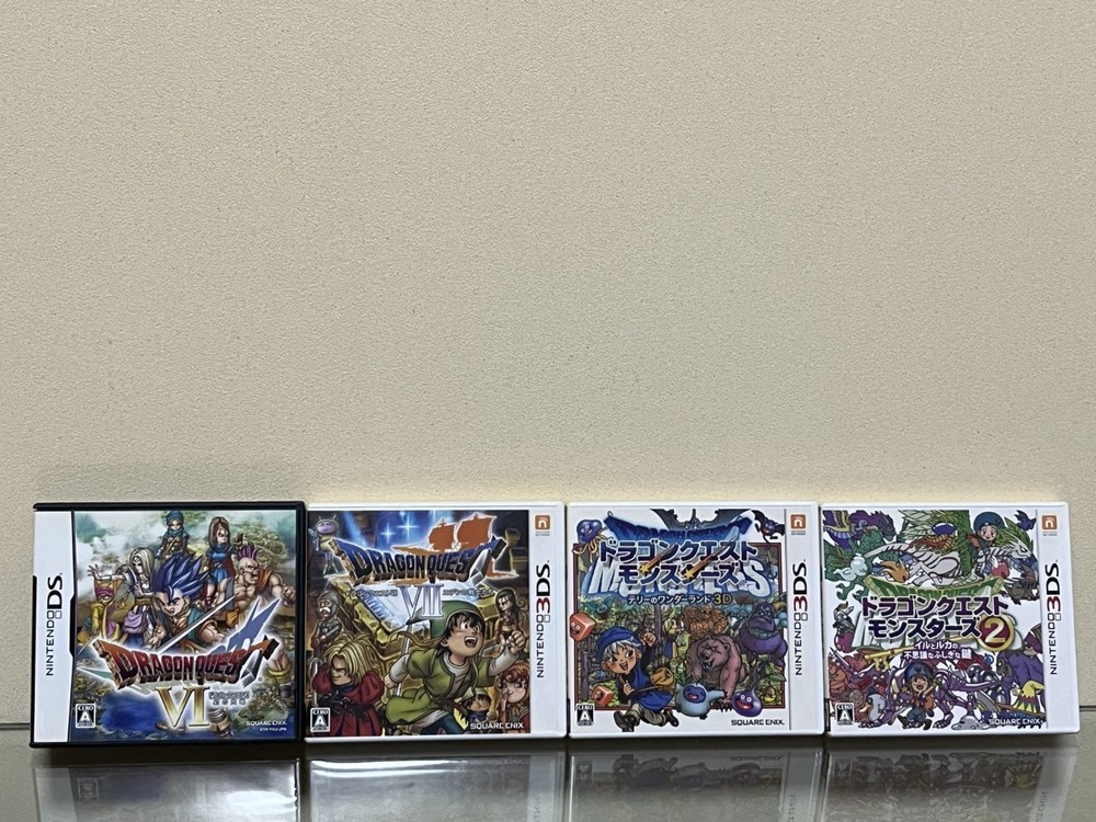 Nintendo DS 3DS Dragon Quest VI VII Dragon Quest Monsters Juego de 4 piezas JP